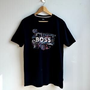 BOSS Hugo Boss Graphic T-Shirt Sz L